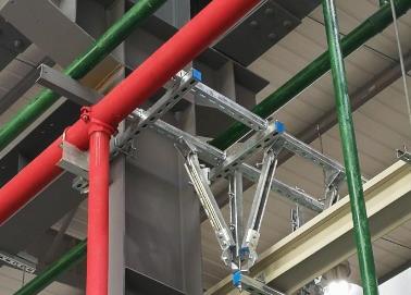 崆峒该抗震支架的整体式支吊架结构协调性好
